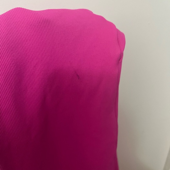 OQQ Hot Pink Sleeveless Jumpsuit. Size Large - Picture 6 of 7